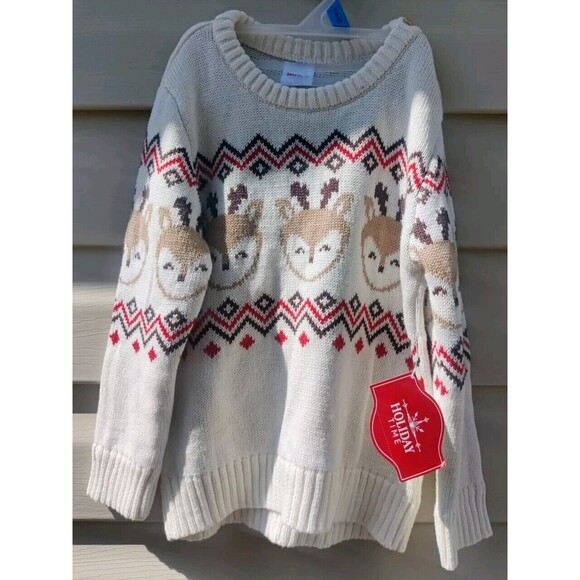Holiday Time Baby & Toddler Boy or Girls Unisex Sweater Sz 4T Christmas Pullover - Picture 2 of 10